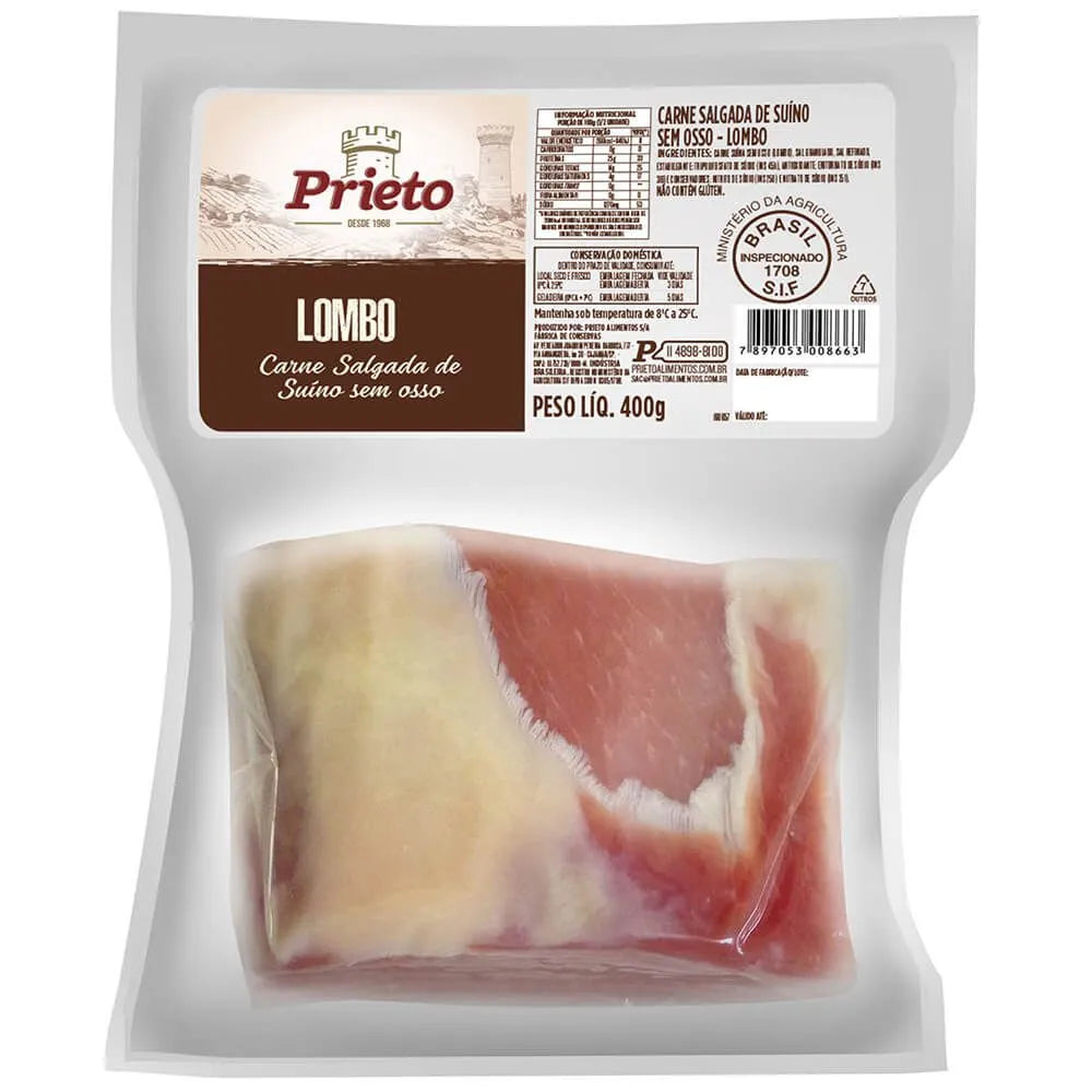 Lombo Suíno Salgado Prieto (400g)
